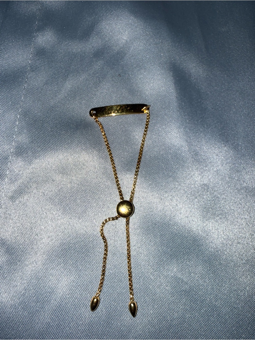 MONICA VINADER Gold Adjustable Slider Bracelet